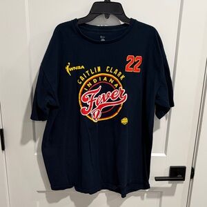 NBA Indiana Fever Navy T-Shirt - Caitlin Clark women’s XL
